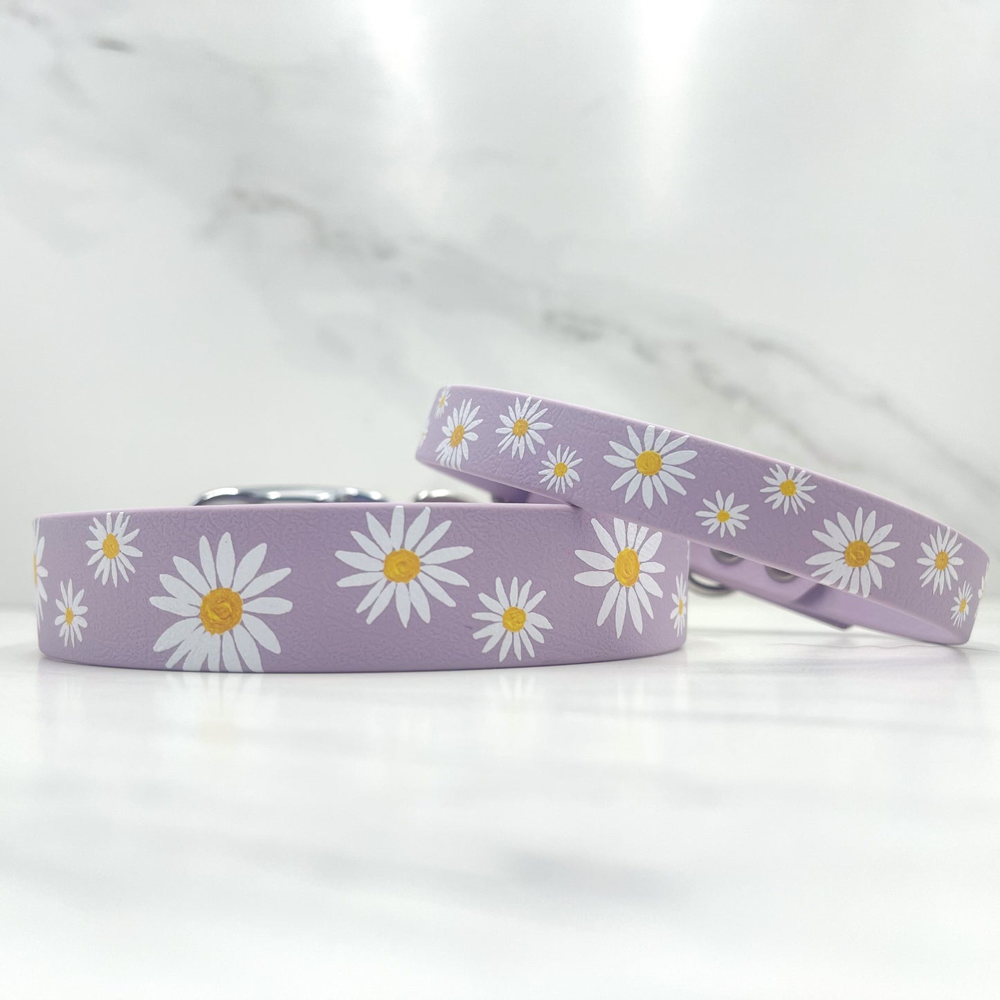 Daisies on Pastel Purple | Ready To Ship
